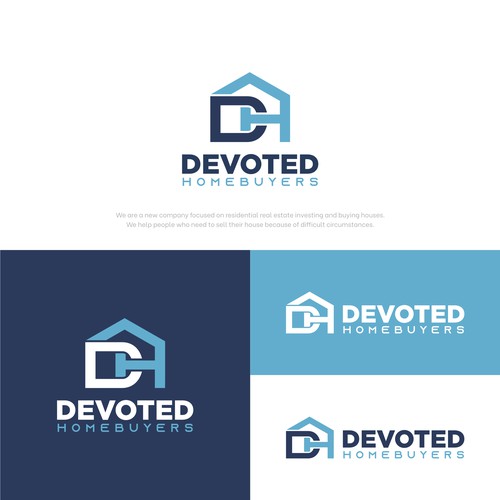 Devoted Homebuyers Logo Design by Rusmin05