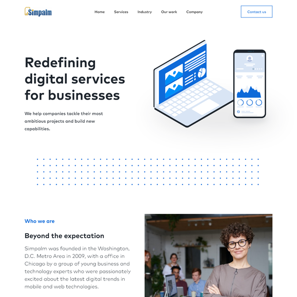 Digital agency website