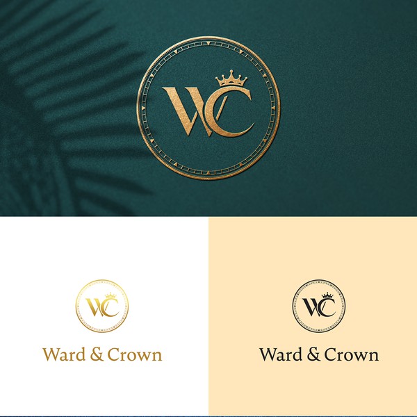 Ward & Crown Luxury Logo Design