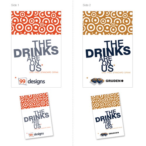 Design the Drink Cards for leading Web Conference! Design by pedrodonkey