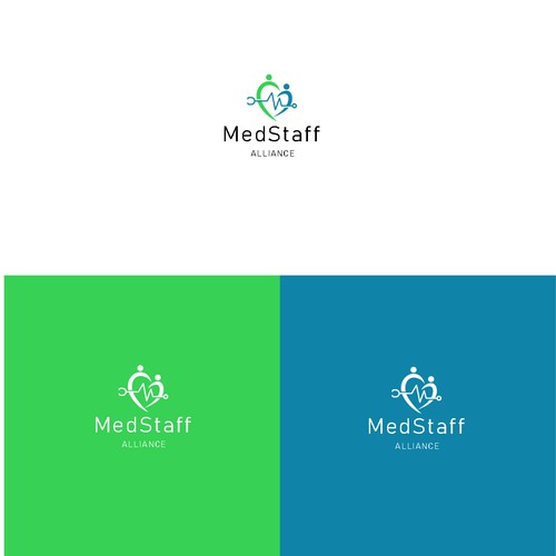 MedStaff Alliance - Logo Design by GITANAPOLIS