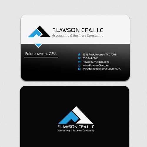 Create the next stationery for F. Lawson CPA, LLC Design by Budiarto ™