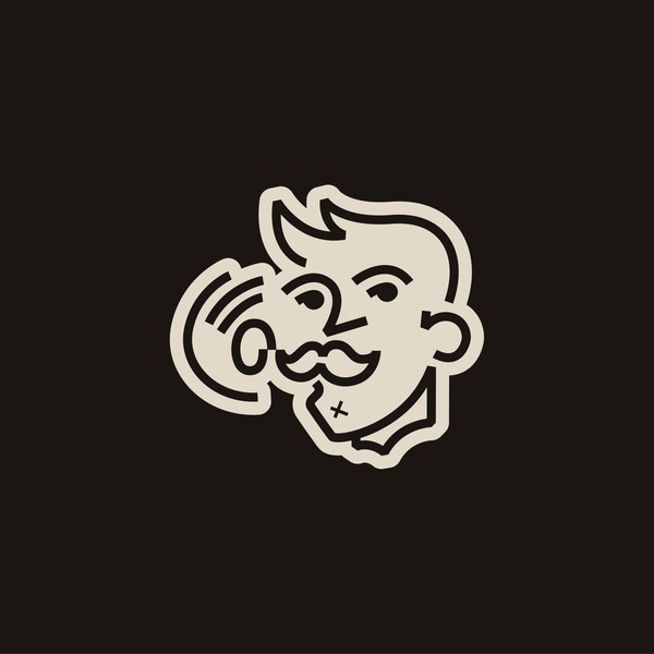 signor pasta logo design