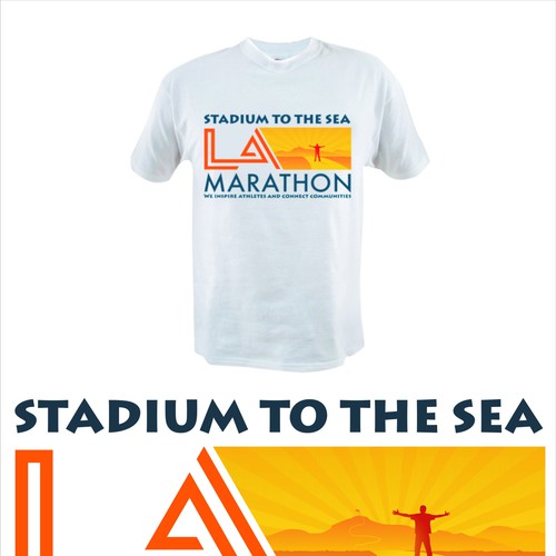 LA Marathon Design Competition Design by appleART™