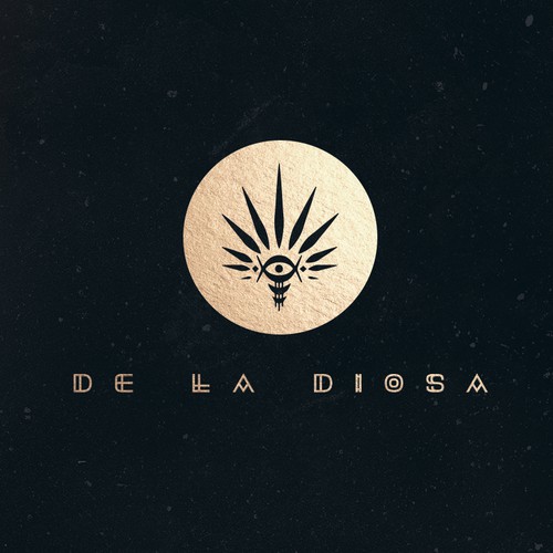 De la Diosa - Goddess Temple and Retreat Center Logo Design by Sauriêl Creative