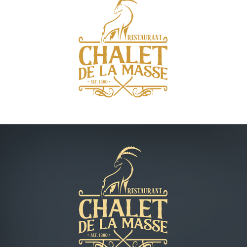 Design a cool logo for a cosy altitude restaurant Design by memindlogo