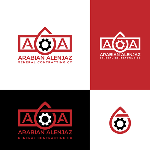 “Modern Industrial Logo for AAGC – Construction & Contracting Company” Design by CaptainZZ