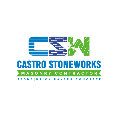 I want to create a new logo for CASTRO STONEWORKS -  MASONRY COMPANY Diseño de Roni5859