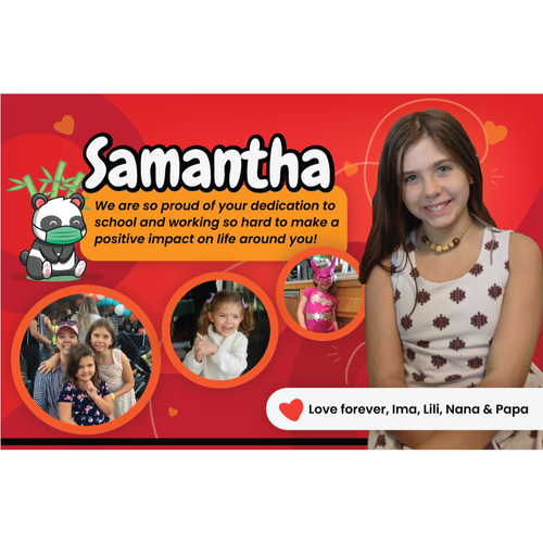 Vibrant and Fun Student Dedication Page Design by Polka Magik