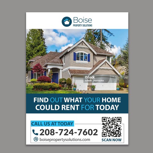 Create an Eye-Catching 1/4 Page Ad for a Leading Property Management Company! Design by Saqi.KTS