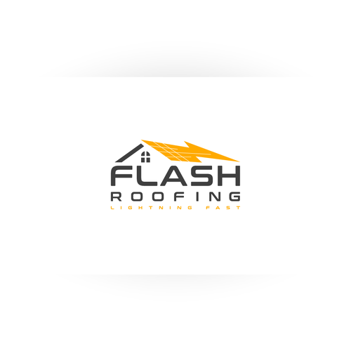 Compete to create a logo for Flash Roofing! Design by Rexboi
