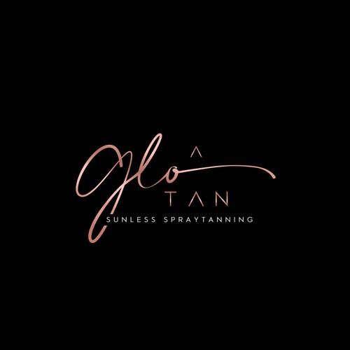 Design a modern, sleek logo for a sunless tanning salon. Design by joycreativa