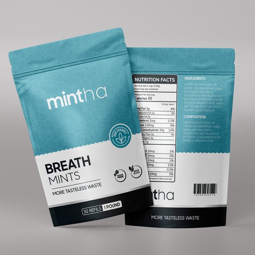 Upscale fresh breath mints pouch Design by Experiva