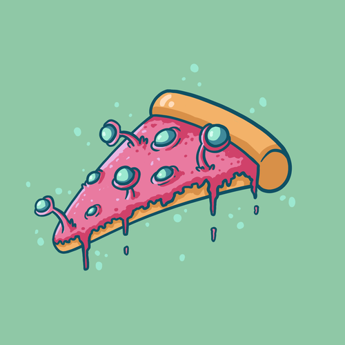 NFT Pizza Design by MillionDollars