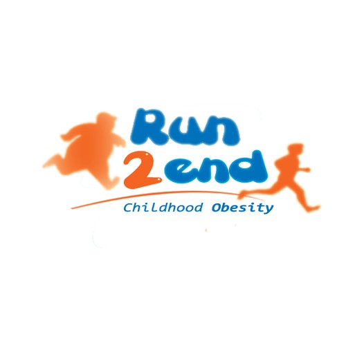 Run 2 End : Childhood Obesity needs a new logo Diseño de Suvetha