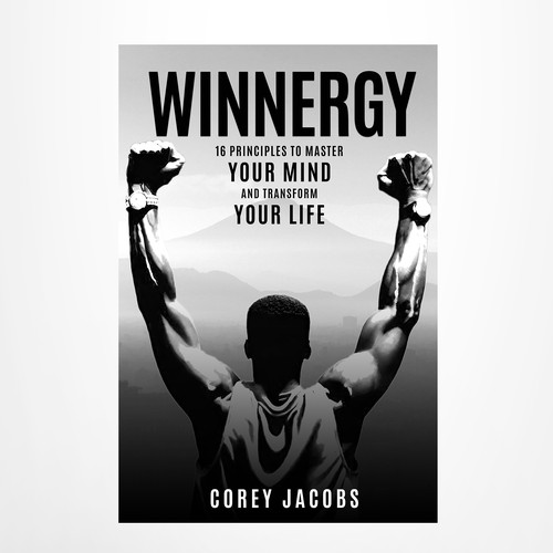 Design a sleek book cover for a man who wants to transform your mind and life! Design by Austin Studios