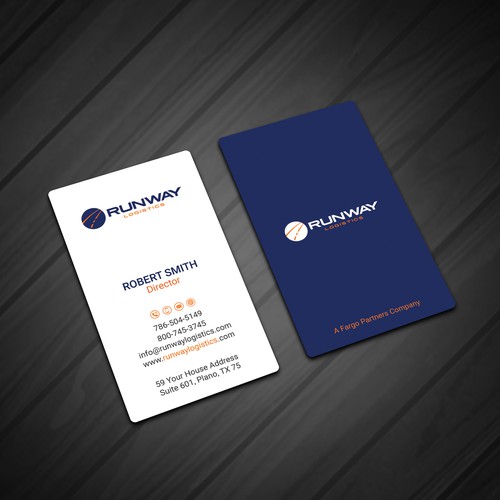 Design di Runway Logistics Business Card di Rskylight