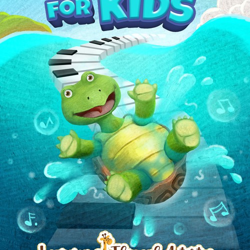 Piano For Kids Book Cover Design by R Julian