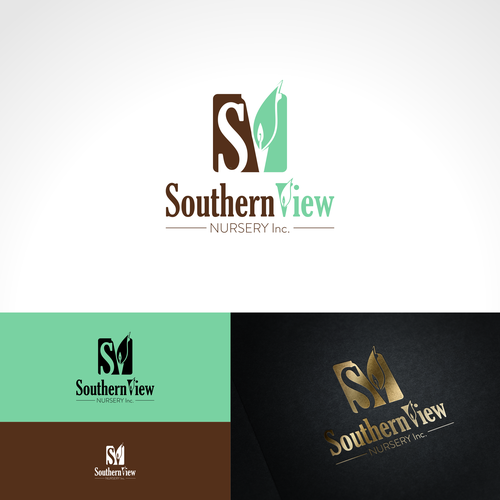 Impactful logo design for a Brand New Wholesale Plant Nursery Brand Design by diminish