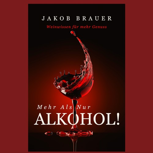 Unique cover for a wine ebook Design by ilknurmustu