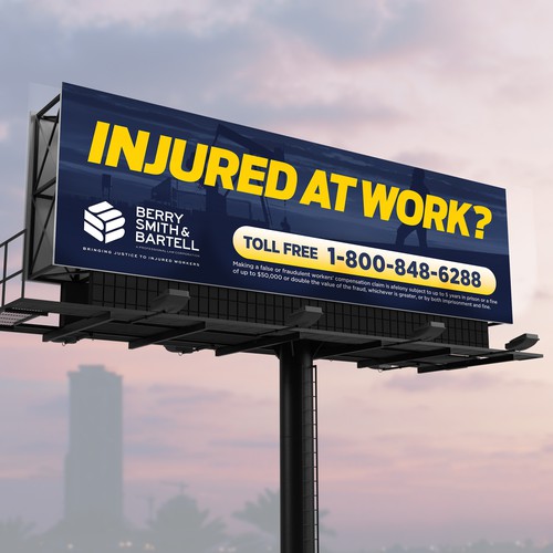 Law Firm Billboard Design by SoftSkills