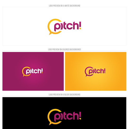 Create a vibrant, powerful logo for Pitch! Réalisé par Arkline©