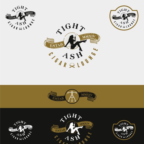 Create a classic cigar lounge logo Design by Cristian-Popescu