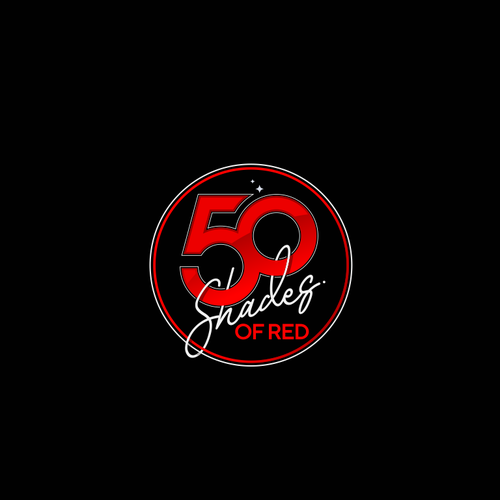 Logo for "50 Shades of Red" themed party Design by JANTUNGHATI