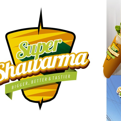 logo for Super Shawarma Design by Adrian Medel Aceiro