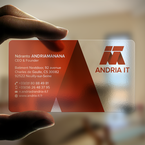 Proposta di design per un contest della categoria Biglietto da visita realizzata da abcef12345