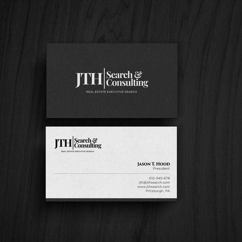 Business Card Design for Executive Search Firm Design by kaylee CK