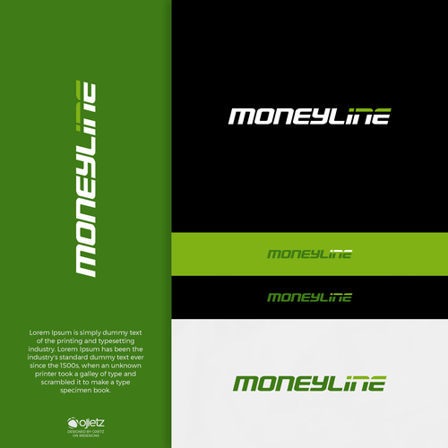 Sports betting website Moneyline.com Logo contest Diseño de ojietz