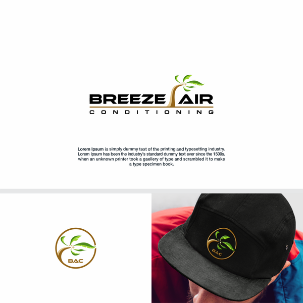 Design by rochaeti_design titled "Breeze Air Conditioning"