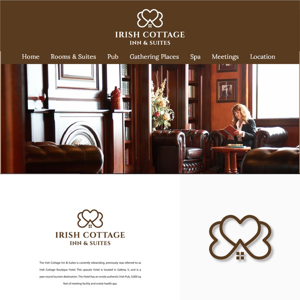 Design by adiba™ titled "Irish Cottage Inn & Suites"