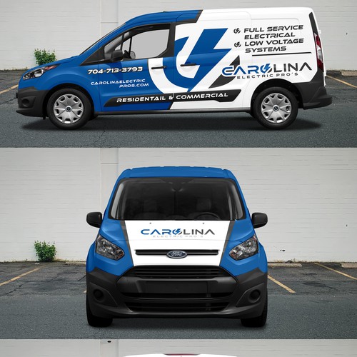 Van Wrap for Electrical Contractor Design by Duha™