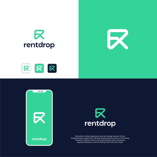 Company logo for next generation rent payment application Design by zudsign