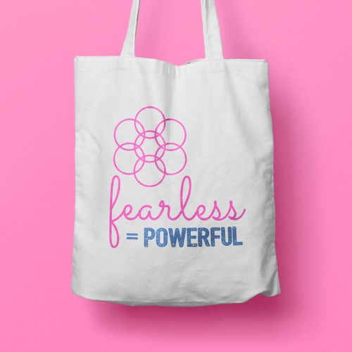 Typographic illustration to inspire and empower women Design by ANDREAS STUDIO