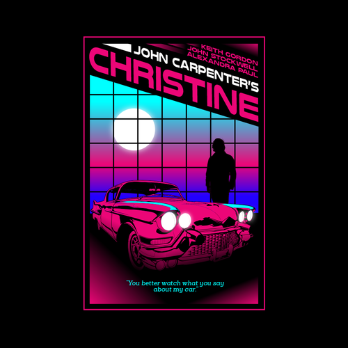 Create your own ‘80s-inspired movie poster! Design by Art9