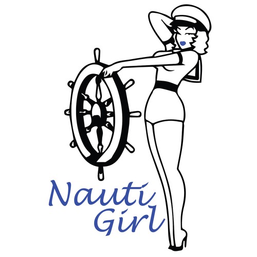 A sexy classy logo for our new boat the "Nauti Girl" Logo design contest