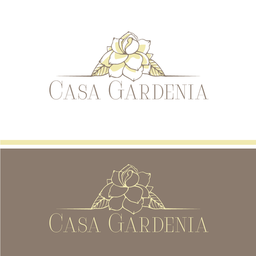 Casa Gardenia Logo Design by Tanja Mitkovic