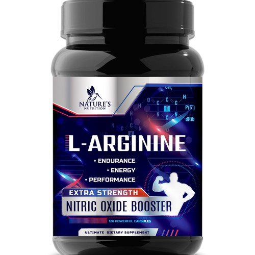 Powerful L-Arginine Capsules Design Needed for Nature's Nutrition Design von Wfemme