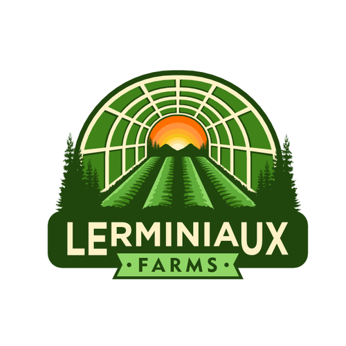 Modern/Abstract logo for small upstate NY vegetable farm. Design by metaXsu