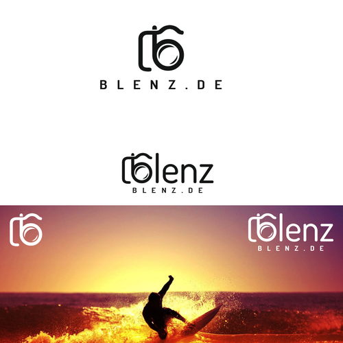 photography logo blenz.de Design by cv design