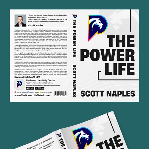 Innovative design for the cover of a best-seller book, encompassing front, back, and spine, for both Design by Azmya PROJ