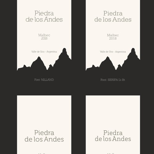 Malbec Wine Label for an Argentinian Winery Design by MaxMartorelli