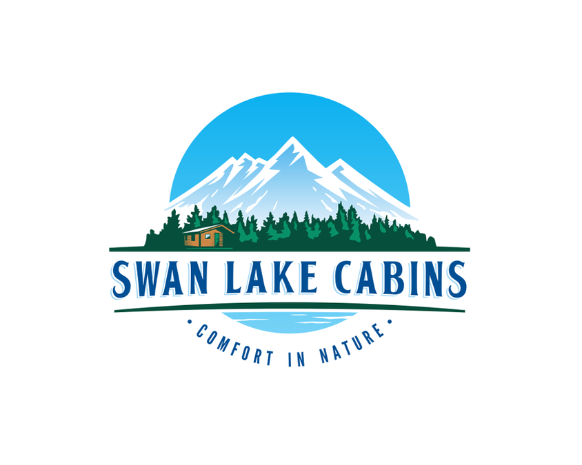 Logo And Business Card Design For Montana Cabins In The Woods