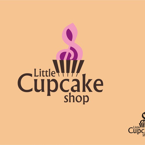 LOGO-  for  CUPCAKE  BAKERY Design by Antilogik