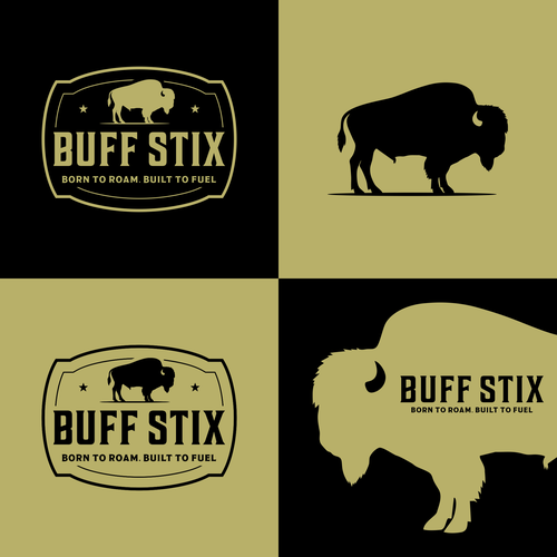 Buff Stix...Lean, Delicious, Buffalo Strong. Design by Brazuca Studio