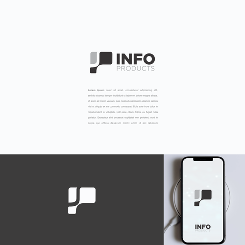 InfoProducts.com - Logo & Branding Design by avagraph™