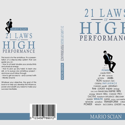 Book Cover Design - The 21 Laws of High Performance Design by kostis Pavlou